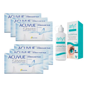 Acuvue Oasys Promoción 6 cajas + Arlyt Premium x 30 ml