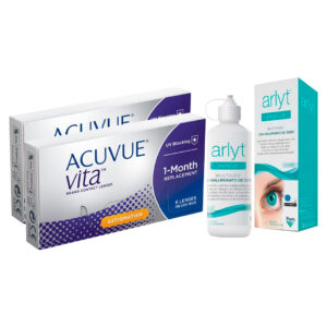 Acuvue Vita tórica Promoción 2 cajas +Arlyt Premium x 30 ml